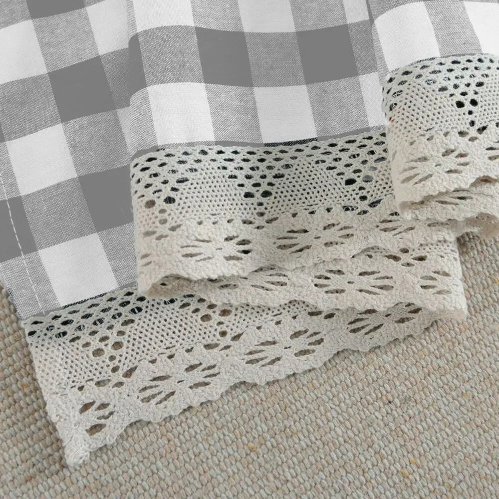 Woven Trends Designer Home Modern Kitchen Curtain Panels, 36L x 29W Inches